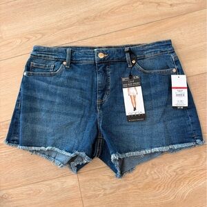 Sofia by Sofia Vergara Frayed Hem Jean Shorts